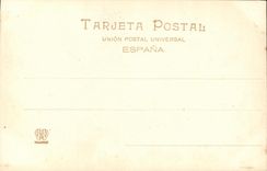 Del Escorial Estranque de Monasterio de la POSTAL de la VENDIMIA de Huerta