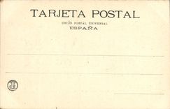 VINTAGE POSTCARD Madrid Entrada Al Parks por Paseo of mow Estatuas