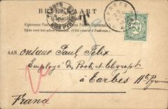 CPA HM Koningin Wilhelmina 