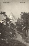 VINTAGE POSTCARD Mount Cervin Matterhorn