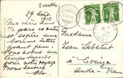 VINTAGE POSTCARD Mount Cervin Matterhorn