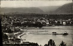 VINTAGE POSTCARD Geneva seen of Beautiful Cologny Cedar