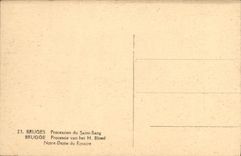 VINTAGE POSTCARD Brugge Litigious van het H Bloed Notre Dame of the Rosary