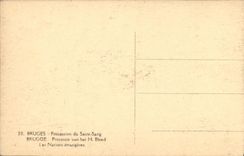 VINTAGE POSTCARD Brugge Processie van het H Bloed the Nations etrangeres