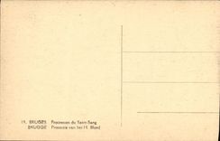 VINTAGE POSTCARD Brugge Litigious van het H Bloed