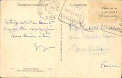 POSTAL Marrakeck de la VENDIMIA una esquina de L Aguedal