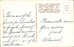 VINTAGE POSTCARD Administration Bulding and Cotages Soldiers Home Sandusky Ohio