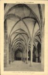 VINTAGE POSTCARD Abbey of the Mount St Michel Room of the hosts