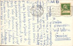 VINTAGE POSTCARD Lausanne Park My Rest