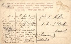 VINTAGE POSTCARD House in the mountain