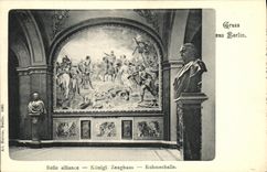 VINTAGE POSTCARD Beautiful Alliance Konigl Zeughaus Ruhmeshalle Berlin