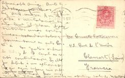 VINTAGE POSTCARD Madrid Retiro I E  internal excitation  Estanque Monumento has Alfonso XII