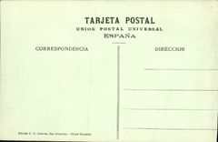 Plaza de San Sebastian de la POSTAL de la VENDIMIA de Constitucion una fiesta