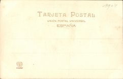 Ninos del EL Camino De Guadarrama de Escorial Vista Desde de la POSTAL de la VENDIMIA