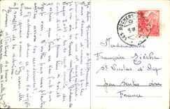 VINTAGE POSTCARD Territet Glion Caux