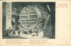 VINTAGE POSTCARD Heidelberg Das gross not