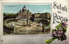 POSTAL Saluti DA Roma de la VENDIMIA