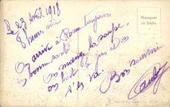 POSTAL Saluti DA Roma de la VENDIMIA