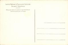 VINTAGE POSTCARD National institute D colonial agronomy Indochinese Militaria Monument