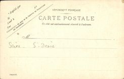 VINTAGE POSTCARD Holy Denis Basilica