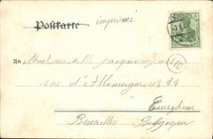 VINTAGE POSTCARD Arenberg Inneres der Kirche