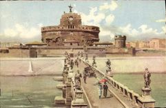 CPA Roma Ponte e Castel S Angelo