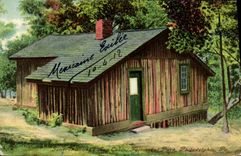 VINTAGE POSTCARD General Large cabin