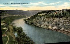 VINTAGE POSTCARD Kentucky To rivet From High Bridge