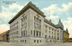 VINTAGE POSTCARD Gurt House And Jail Mobile Went