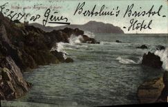 POSTAL Marosi Sulle Scogliere di Nervi de la VENDIMIA