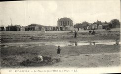 VINTAGE POSTCARD Riva Bleated the Beach opposite L hotel the Beach