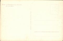 VINTAGE POSTCARD Basel Fischmarktbrunnen