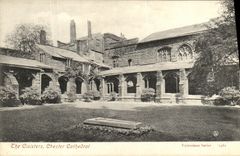 VINTAGE POSTCARD The Cloisters Chester Cathedral