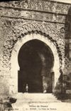 VINTAGE POSTCARD Villes of Morocco Folds back the Gate of Oudaias