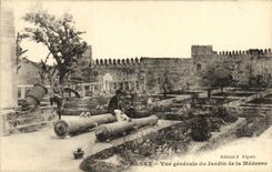 VINTAGE POSTCARD Reduction View of the Garden of Medersa