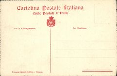 VINTAGE POSTCARD Venezia Gondola in Bacino S Marco