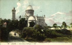 POSTAL Argel de la VENDIMIA nuestra senora D africa