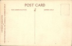 Opinion de ojo de pajaros de marcha de la gran victoria de Londres S de la POSTAL de la VENDIMIA en el monumento de Victoria