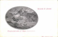 POSTAL Ricordo di Loreto Traslazione de la VENDIMIA mas alla de S puesto