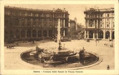 CPA Roma Fontana delle Naiadi in Piazza Termini