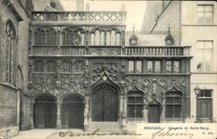 VINTAGE POSTCARD Bruges Vault of the Saint Blood