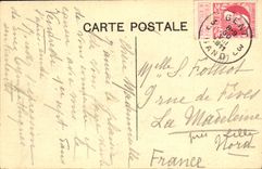 VINTAGE POSTCARD Ghent Cathedral St Bavon and Flemish Theater