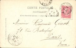 Casa de Bruselas de la POSTAL de la VENDIMIA de los duques