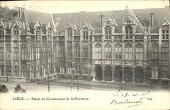 VINTAGE POSTCARD Liege Palate of the Governor of the Province