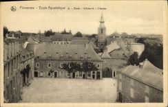 VINTAGE POSTCARD Apostolic Florennes School Details Infirmary Classes
