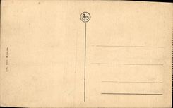 VINTAGE POSTCARD Dining the Castle on Walzin