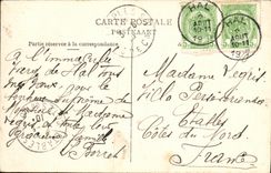 VINTAGE POSTCARD Hall Notre Dame Church