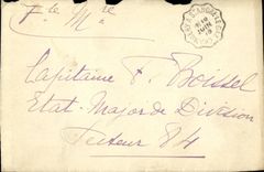 Lettre Chambery has St Andre Boissel 1918