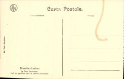 CPA Bruxelles Laeken La Tour Japonaise Hall du Pavillon vers la galerie pricipale