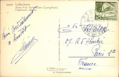 CPA Luftseilbahn Saas Fee Spielboden 